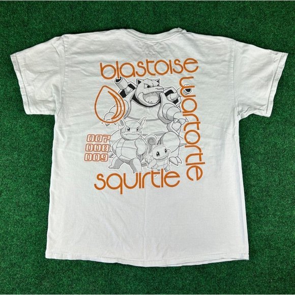 Pokemon Squirtle‎ White Tee Short Sleeve T-Shirt Boys Size Medium - Picture 2 of 7